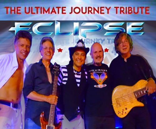eclipse journey band members posing next to each other